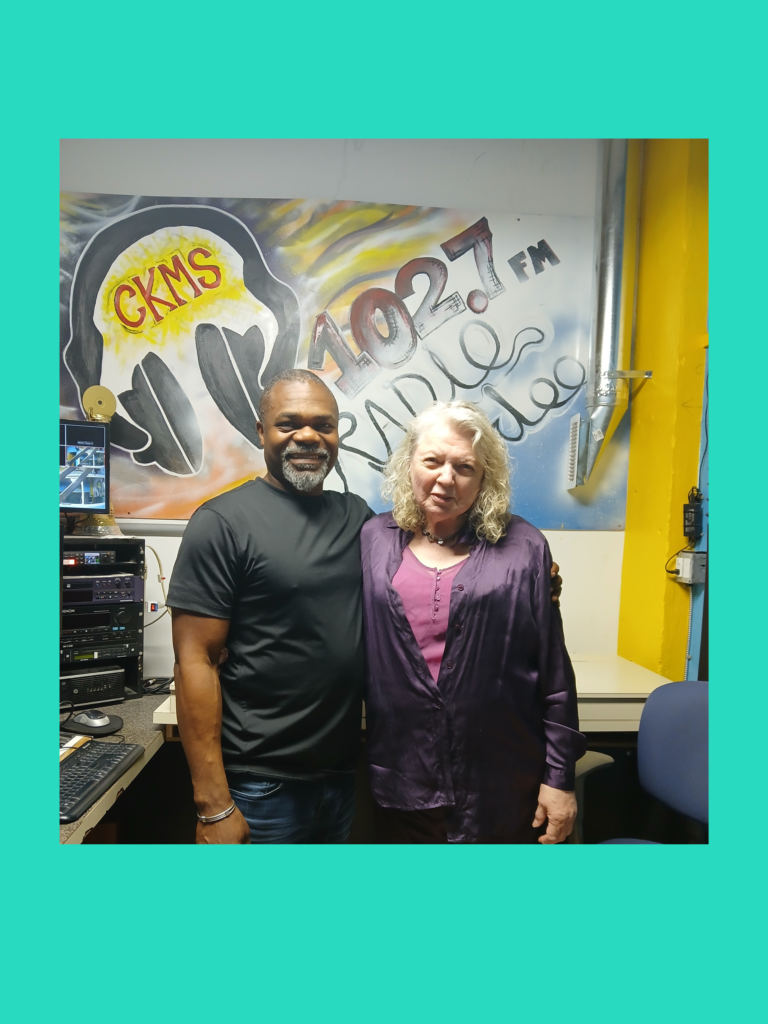 Radio Waterloo CKMS 102.7 FM Programmers: Richard Brereton and Annielean [Programmer and Author].